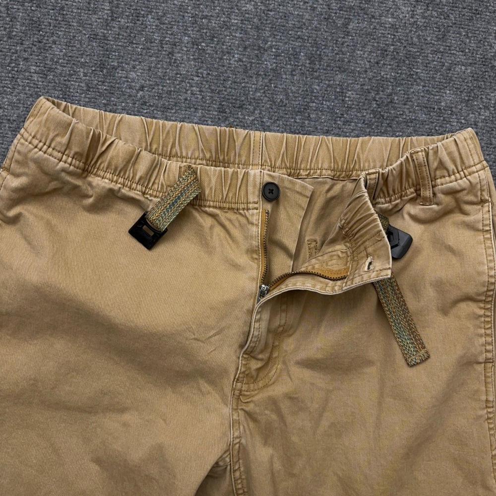 Backcountry Venture Daily Pant Mens Large Bistre Tan Stretch Cotton Twill Belted - Picture 3 of 11